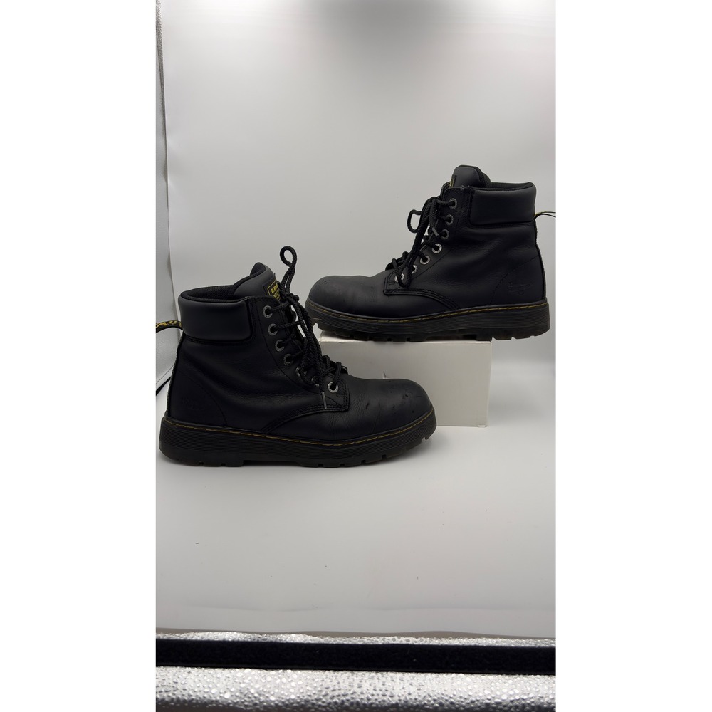 Dr. Martens Winch ST Steel Toe Black Leather Work Boots Mens 11 AW004 EH Safety